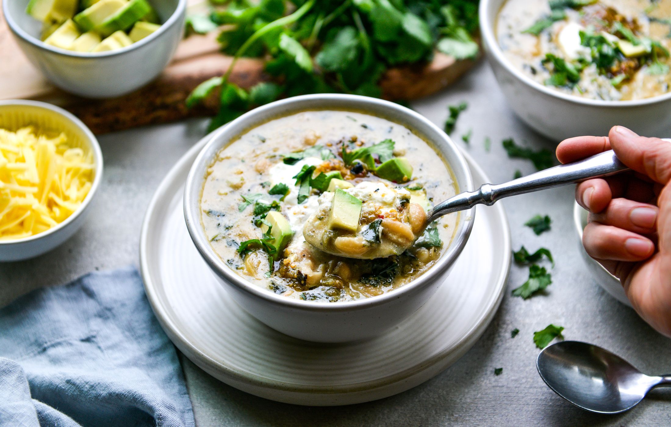 CREAMY WHITE BEAN AND KALE CHILI-2